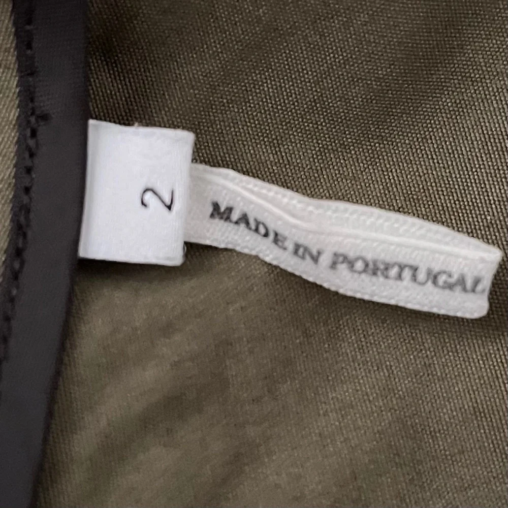 Sandro Paris Olive Green Women's Military Utility Jacket.  Size 2 - Picture 11 of 13